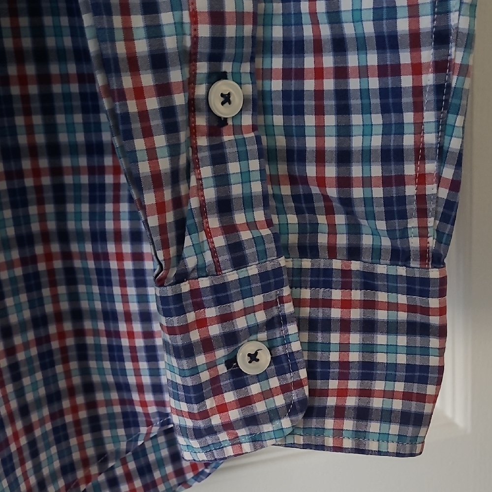 Untuckit Multicolor Checkered Button Down Shirt - image 3